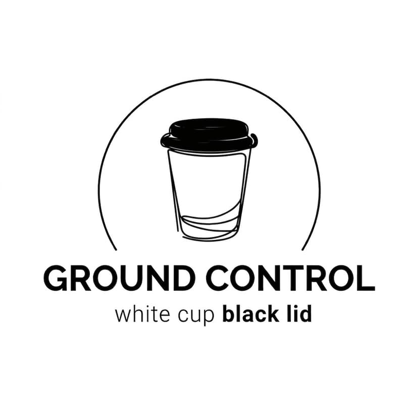 Ground Control by White Cup Black Lid